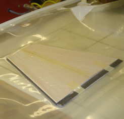 profiles bonded in vacuum bag